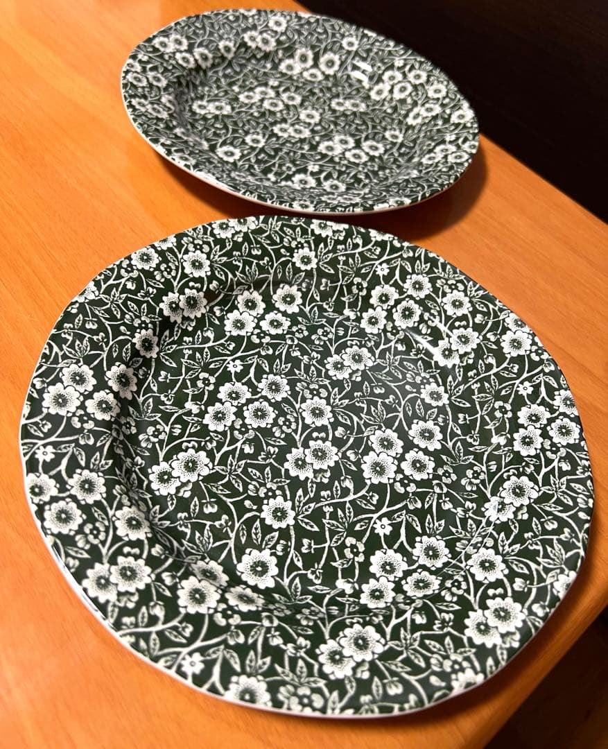 バーレイBurleighキャリコ (グリーン)2枚セット《生産終了》