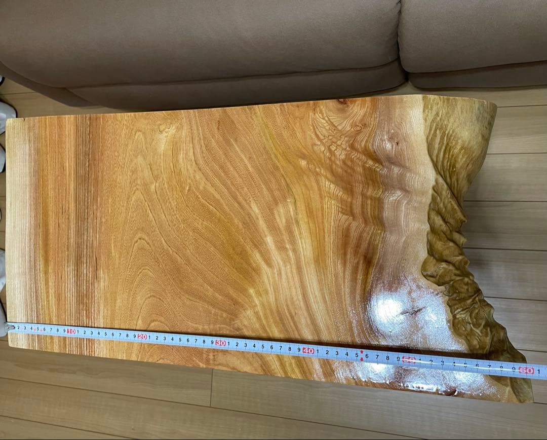 nn　一枚板　欅（けやき）　サイドテーブル　コーヒーテーブル