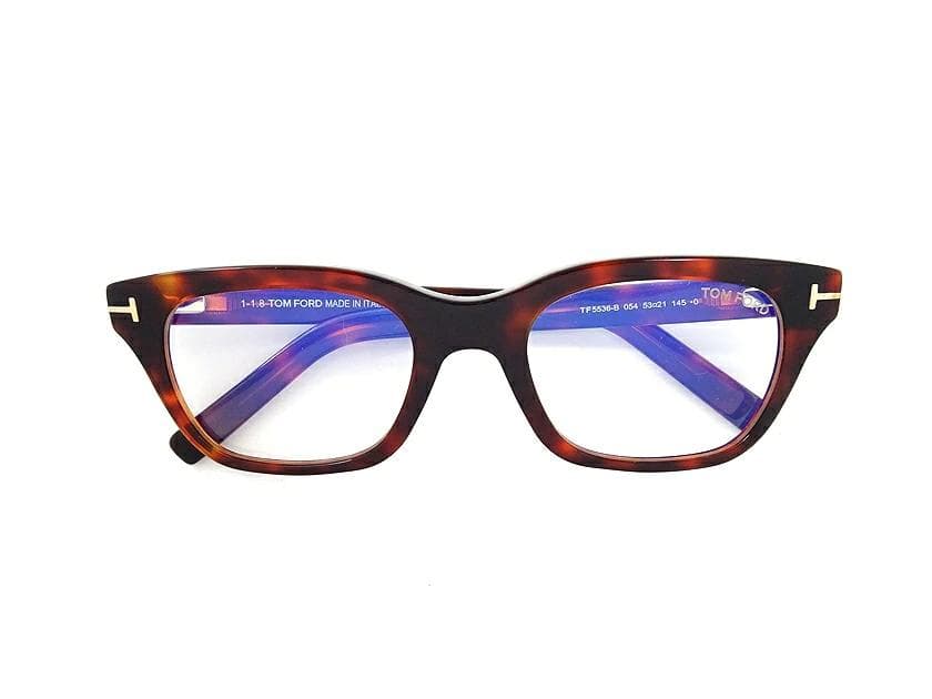 TOM FORD EYEWEAR 伊製 ブルーライトカット メガネ 定5.5万