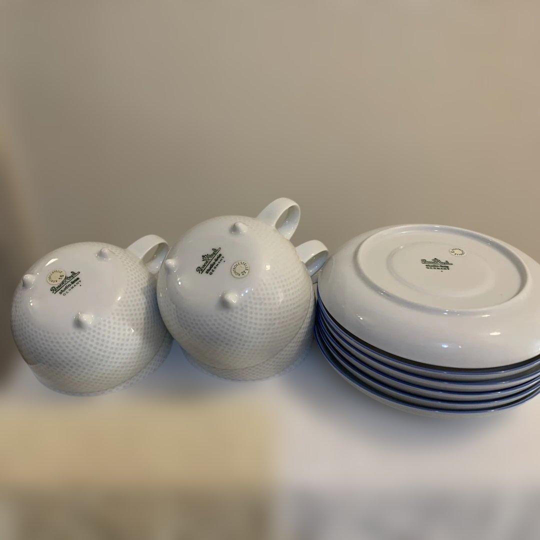 【未使用】ローゼンタール スタジオライン　カップ＆ソーサー★5セット★希少品！