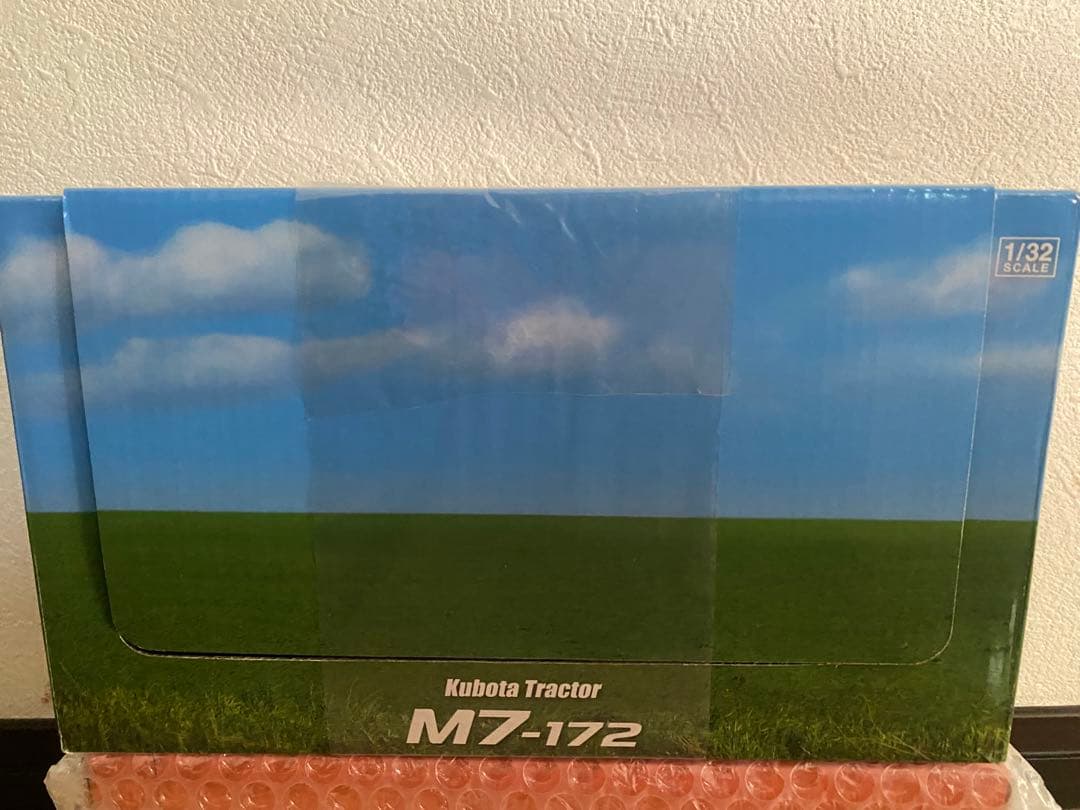 クボタトラクターM7-172ミニチュア　ジオラマ仕様