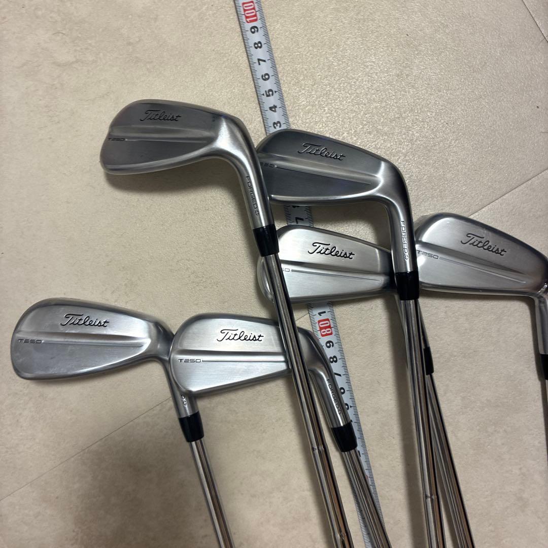タイトリスト T250 ★ 5〜PW 6本セット　DG