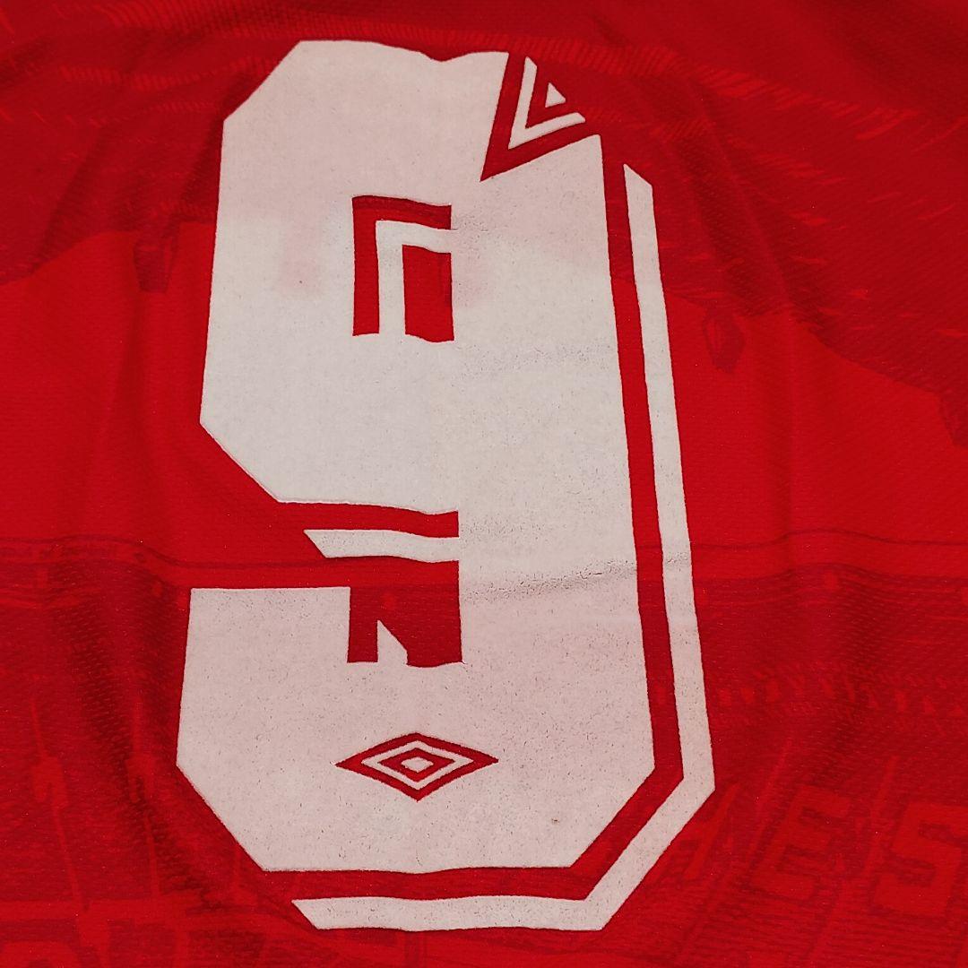 90'sマンチェスター・ユナイテッド UMBRO Lサイズ ゲームシャツ