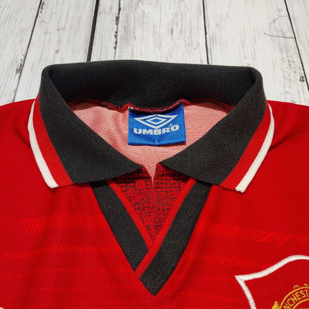 90'sマンチェスター・ユナイテッド UMBRO Lサイズ ゲームシャツ