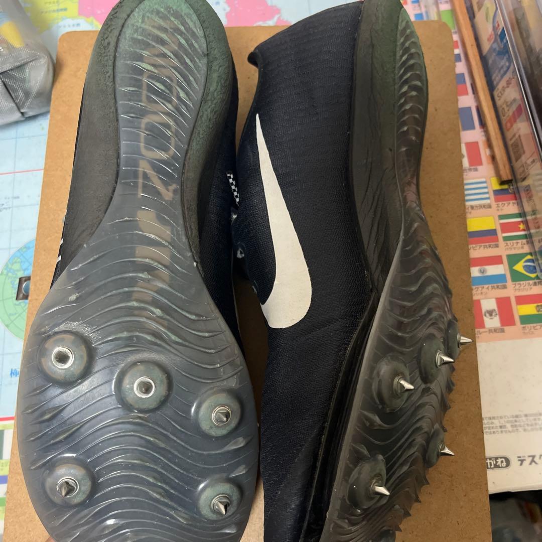 Nike モアアップテンポ　スパイク　黒