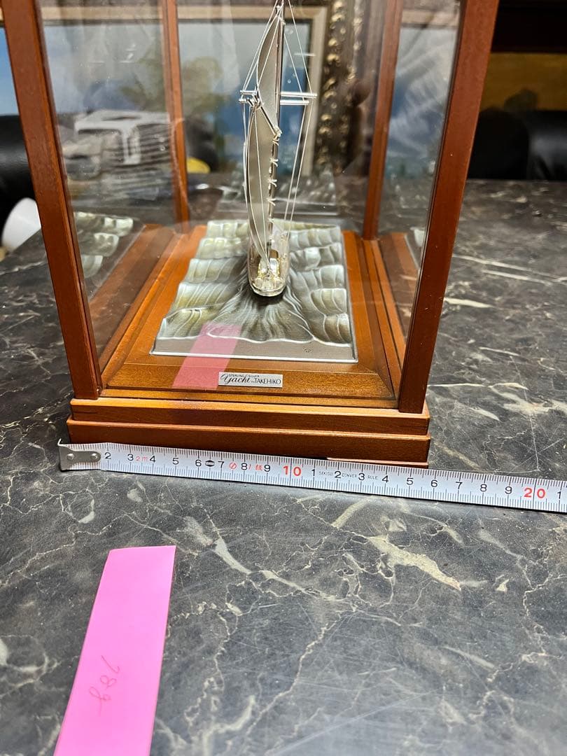 武比古　銀製　帆船　シルバー985　重量78グラム