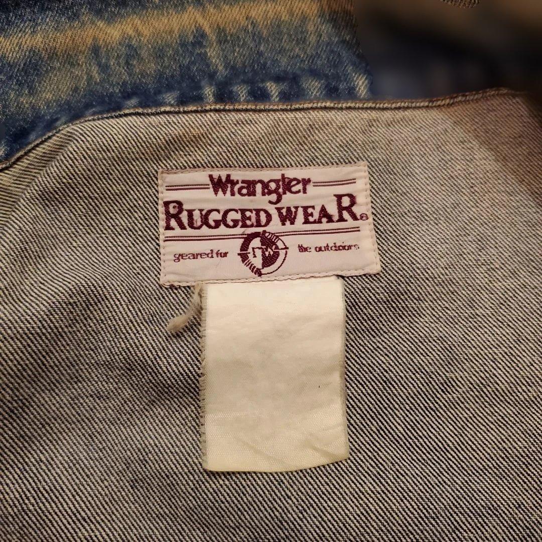 90s Wrangler デニムジャケット 色落ち◎ 特大 Big Size