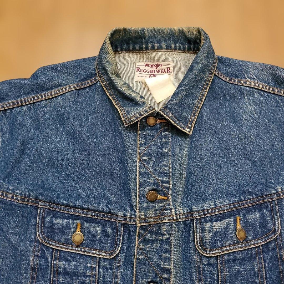 90s Wrangler デニムジャケット 色落ち◎ 特大 Big Size