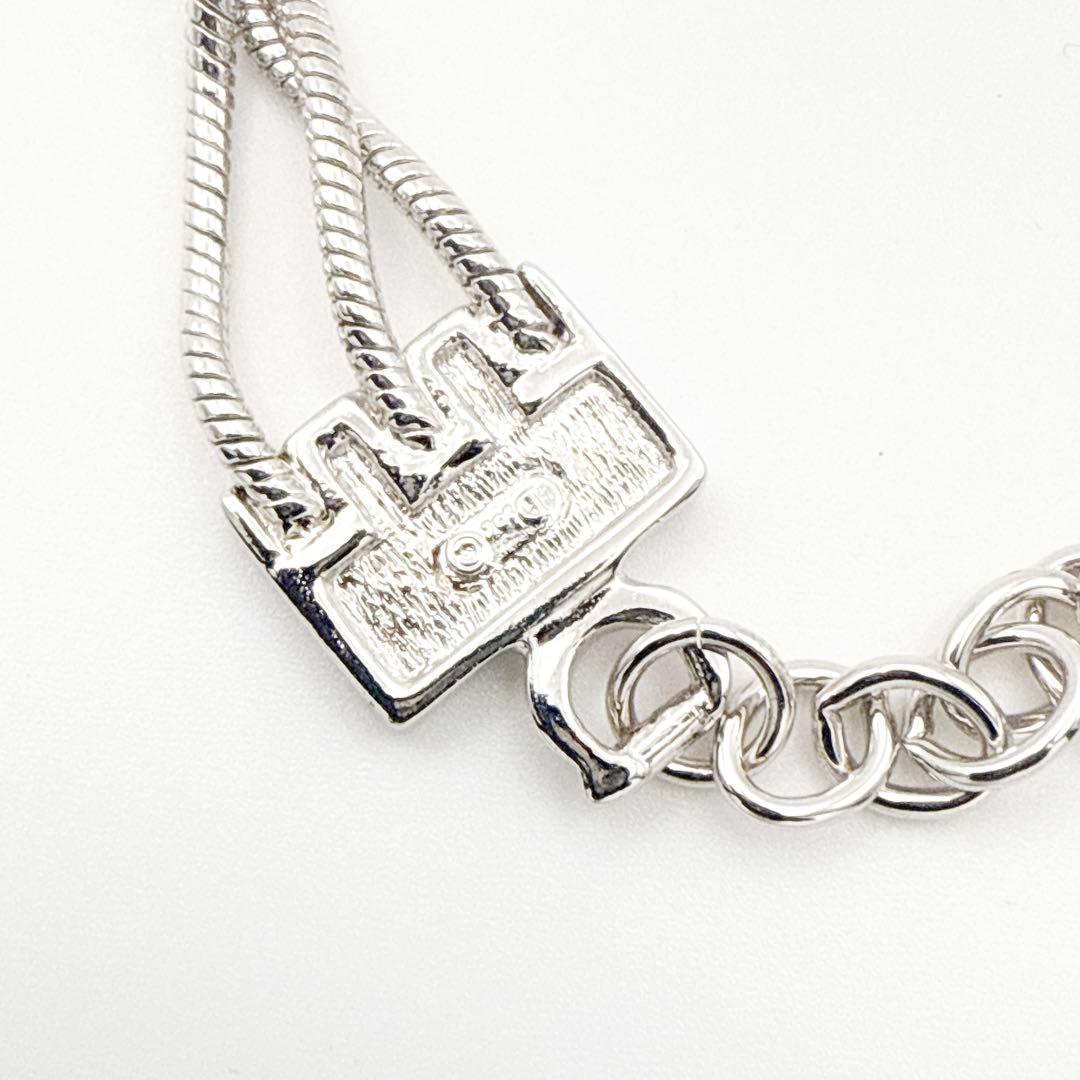 2785 人気✨　Dior　ブレスレット　2way チョーカーシルバー　CD