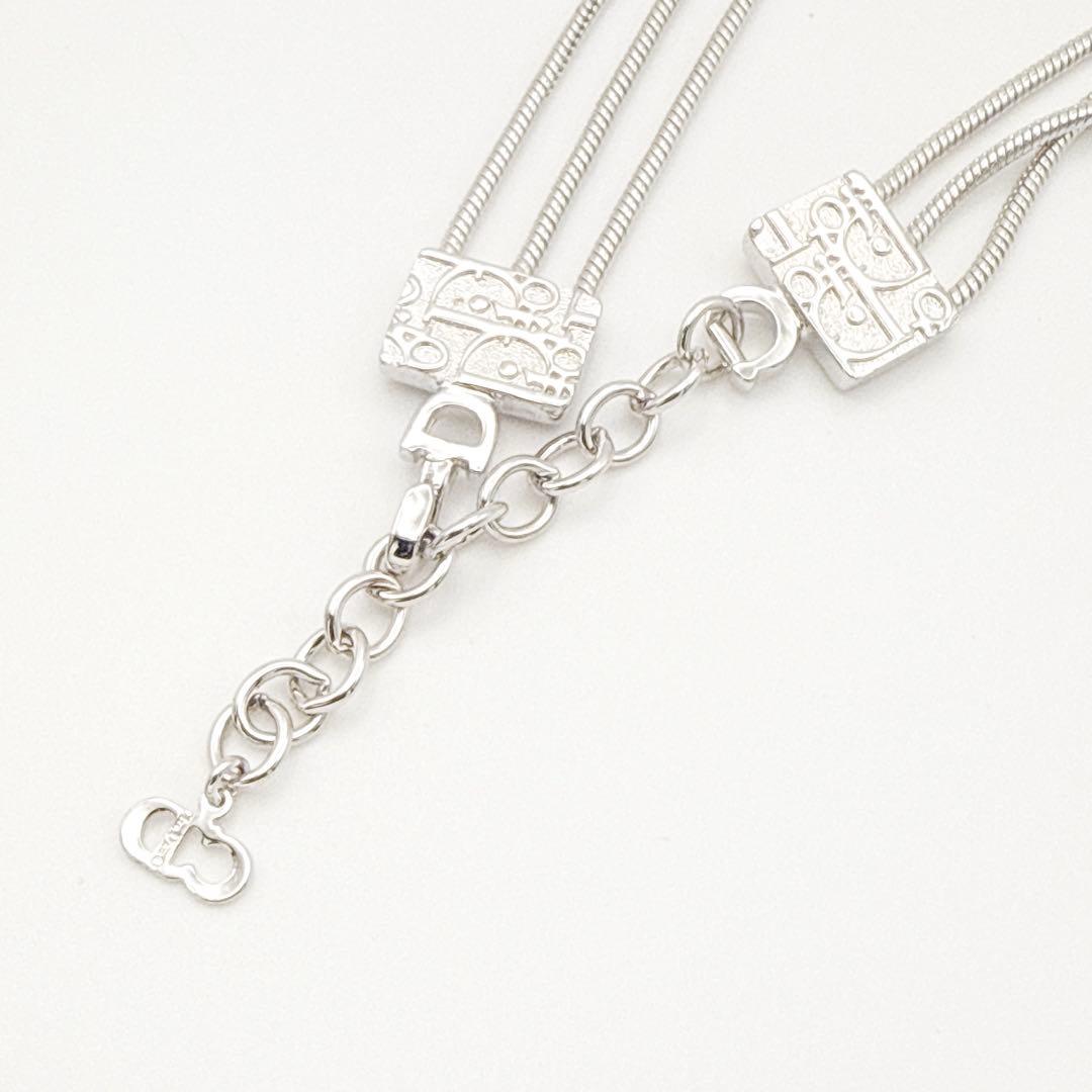 2785 人気✨　Dior　ブレスレット　2way チョーカーシルバー　CD