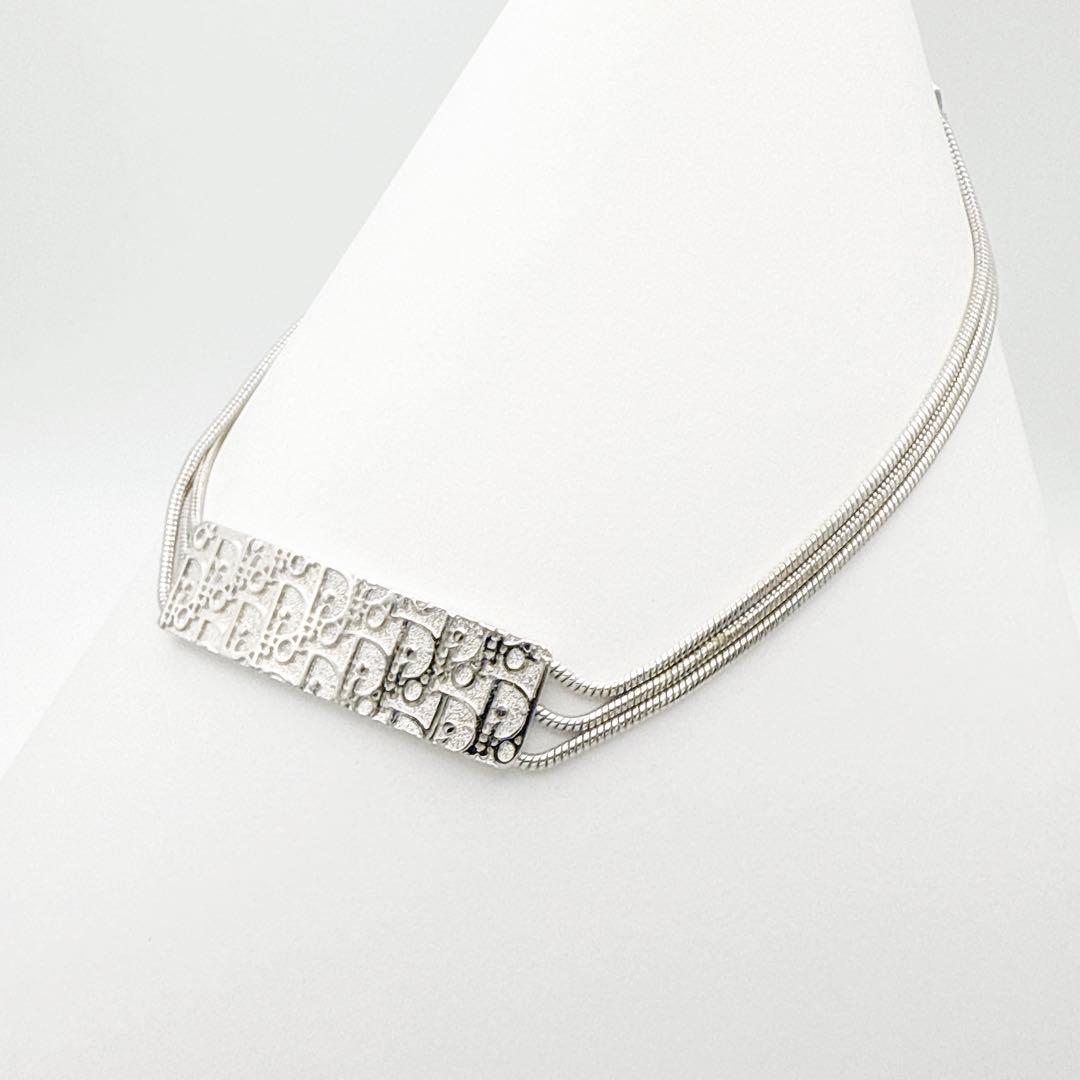 2785 人気✨　Dior　ブレスレット　2way チョーカーシルバー　CD