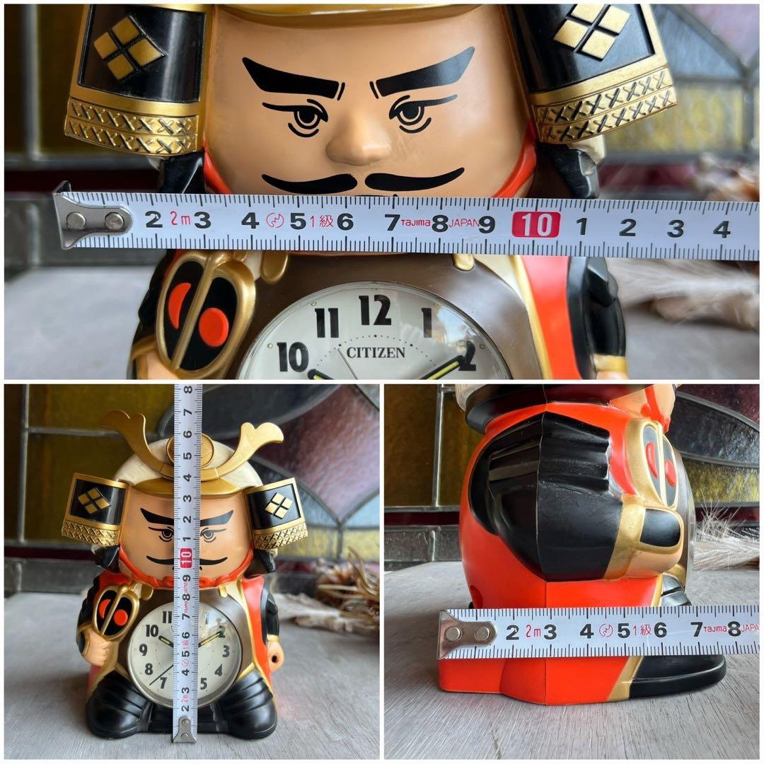 シチズン 信玄くん 目覚まし時計 おしゃべり 昭和レトロ 時計 - メルカリ