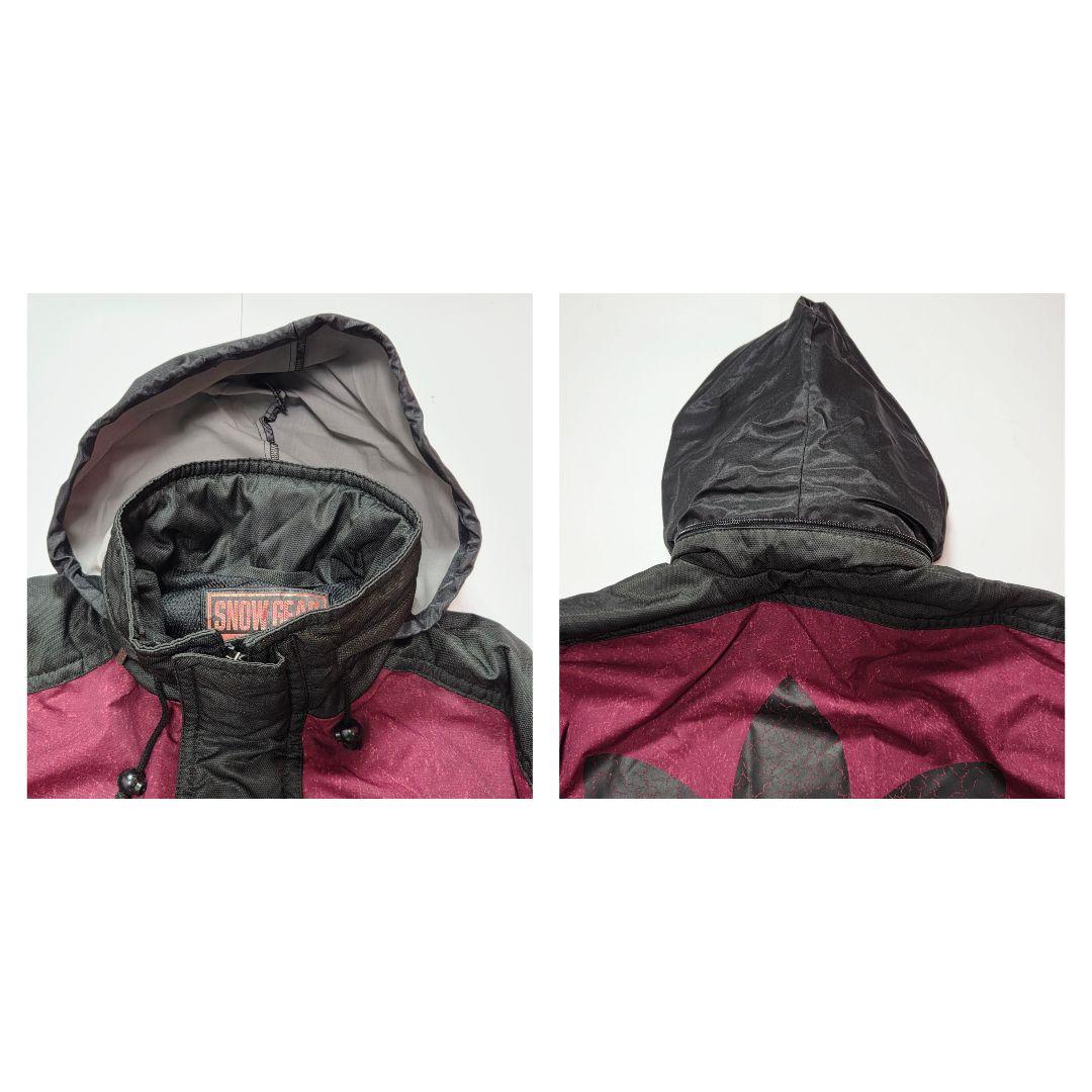 ​希少　アディダス デサント製 80s スノーギア ジャケット 背面デカロゴ L