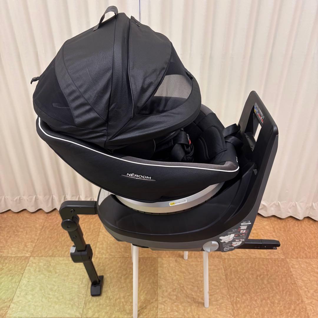 クリーニング済☆綺麗☆　コンビ　ネルーム　ISOFIX　エッグショック　ブラック