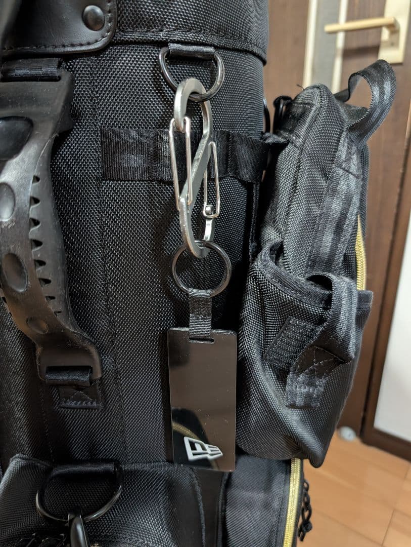 ニューエラ キャディーバッグ ブラック × ゴールド 9型 48㌅