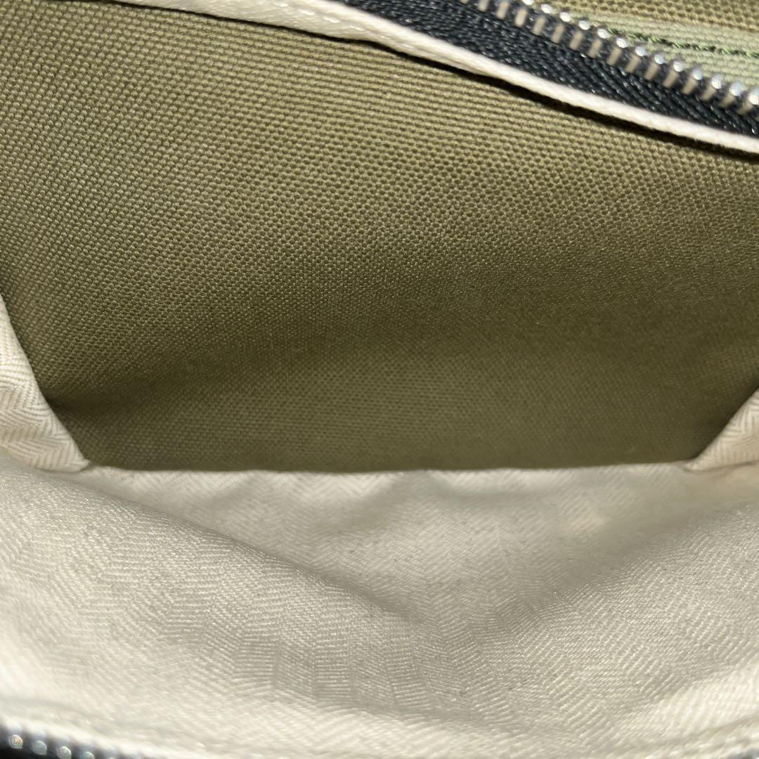 ロエベ バムバッグ　ボディバッグ　ショルダーバッグ　アナグラム　キャンバス