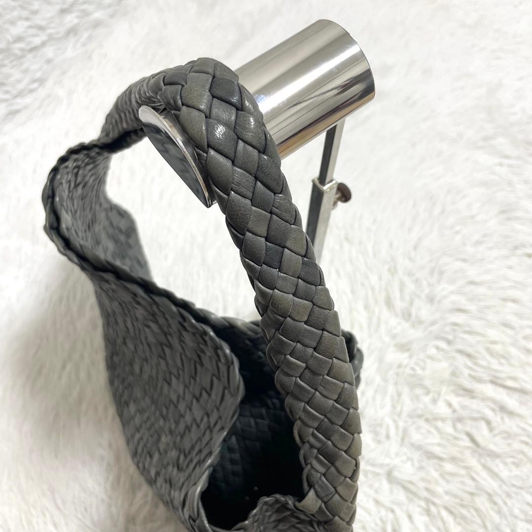 美品】ファロルニ ワンショルダー イントレッチオ ホーボー グリーン系