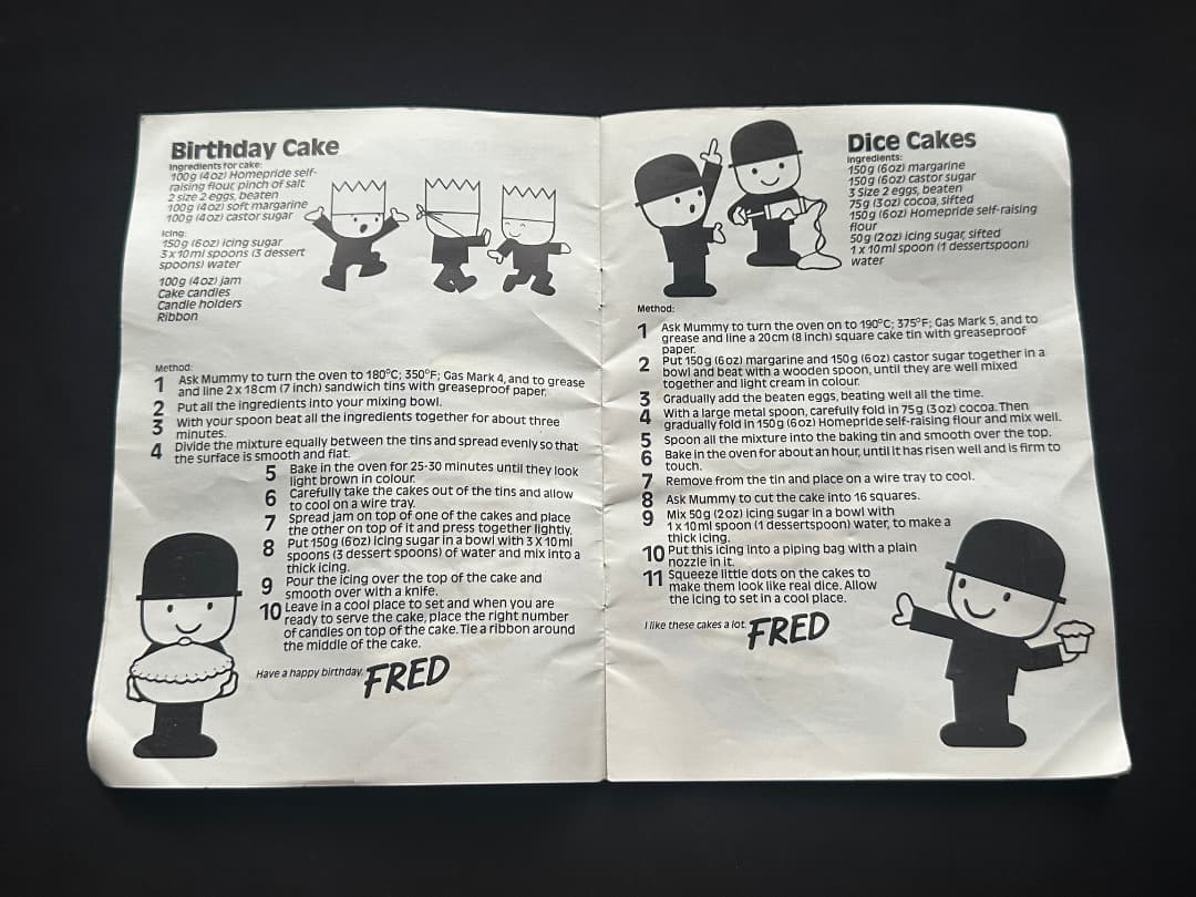 英国 ヴィンテージ　ホームプライド社　 フレッド　ベーキングセット