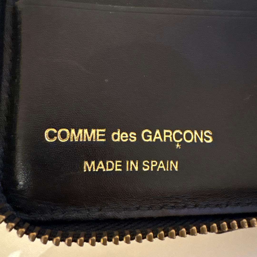 COMME des GARÇONS 二つ折り財布 黒