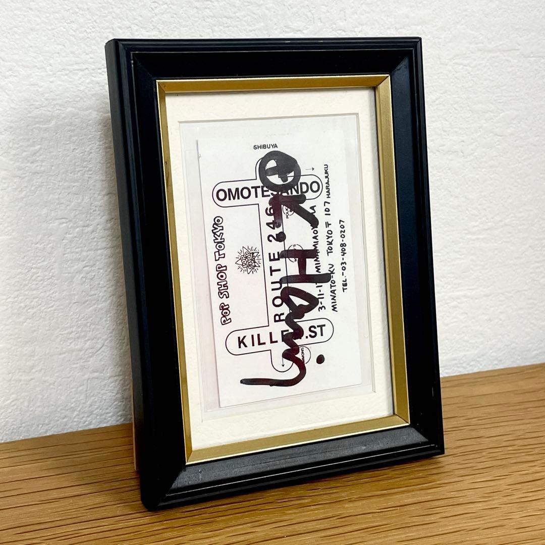 キースへリング・サイン入りpop shop東京ショップカード - メルカリ