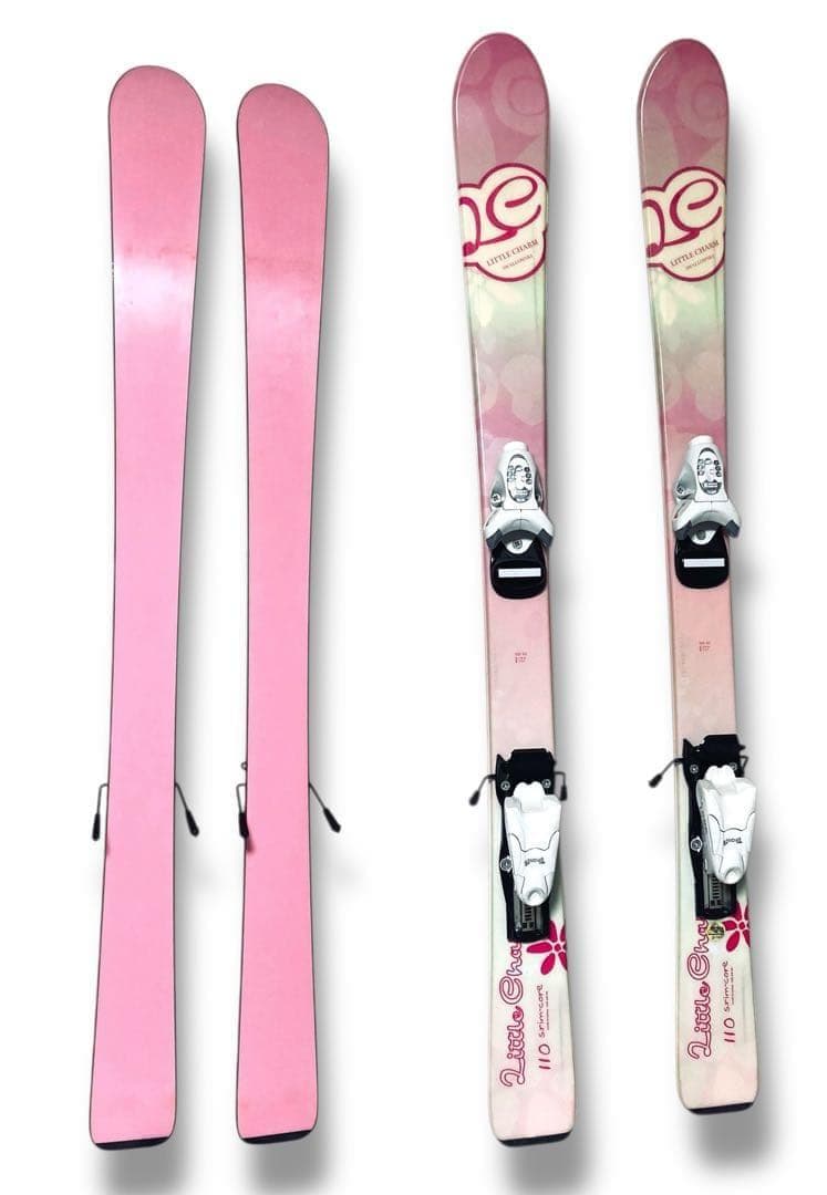 スワロー Little Charm スキー 板 110cm 3点 セット ピンク
