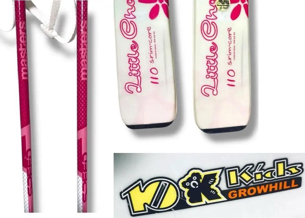 スワロー Little Charm スキー 板 110cm 3点 セット ピンク