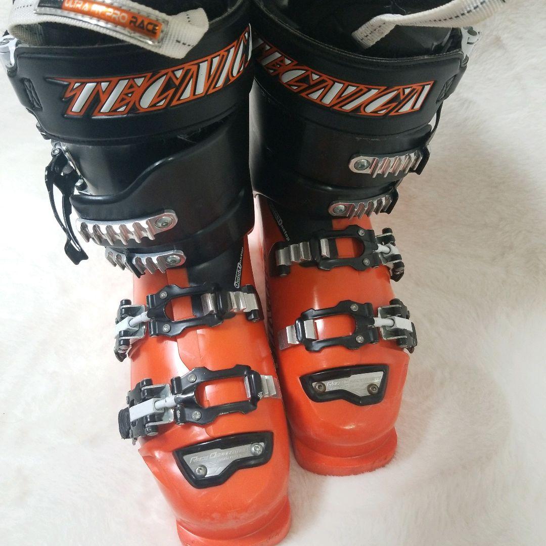 【美品】テクニカ　TECNICA スキーブーツ　24cm 4バックル　レッド