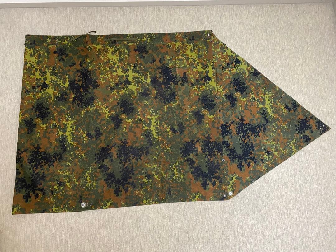 【USED:美品】ドイツ軍 フレックターンカモ シェルターハーフ パップテント