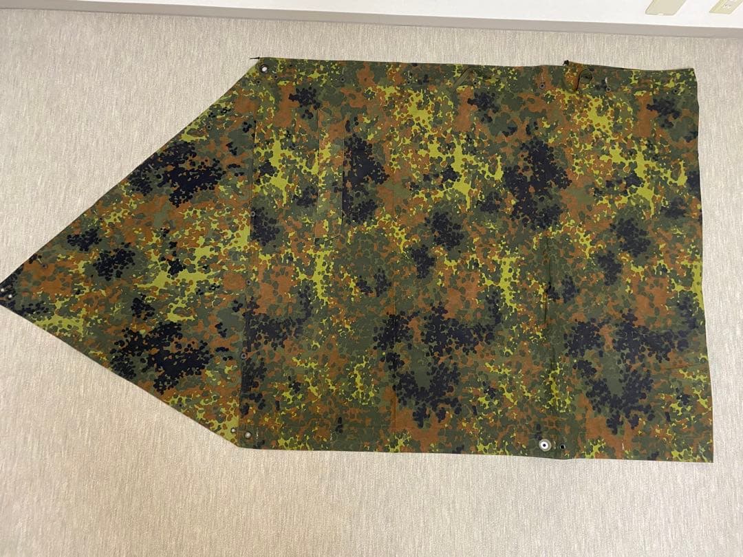 【USED:美品】ドイツ軍 フレックターンカモ シェルターハーフ パップテント