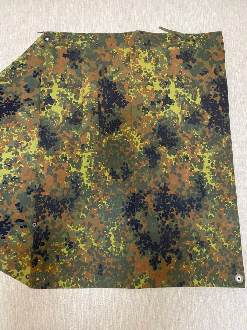 【USED:美品】ドイツ軍 フレックターンカモ シェルターハーフ パップテント
