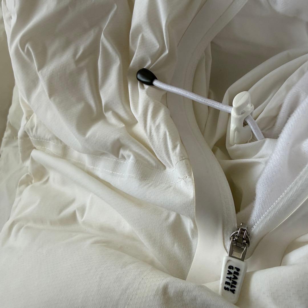 パーリーゲイツ ダウン ジャケット ブルゾン L〜XL相当 白 ドロー