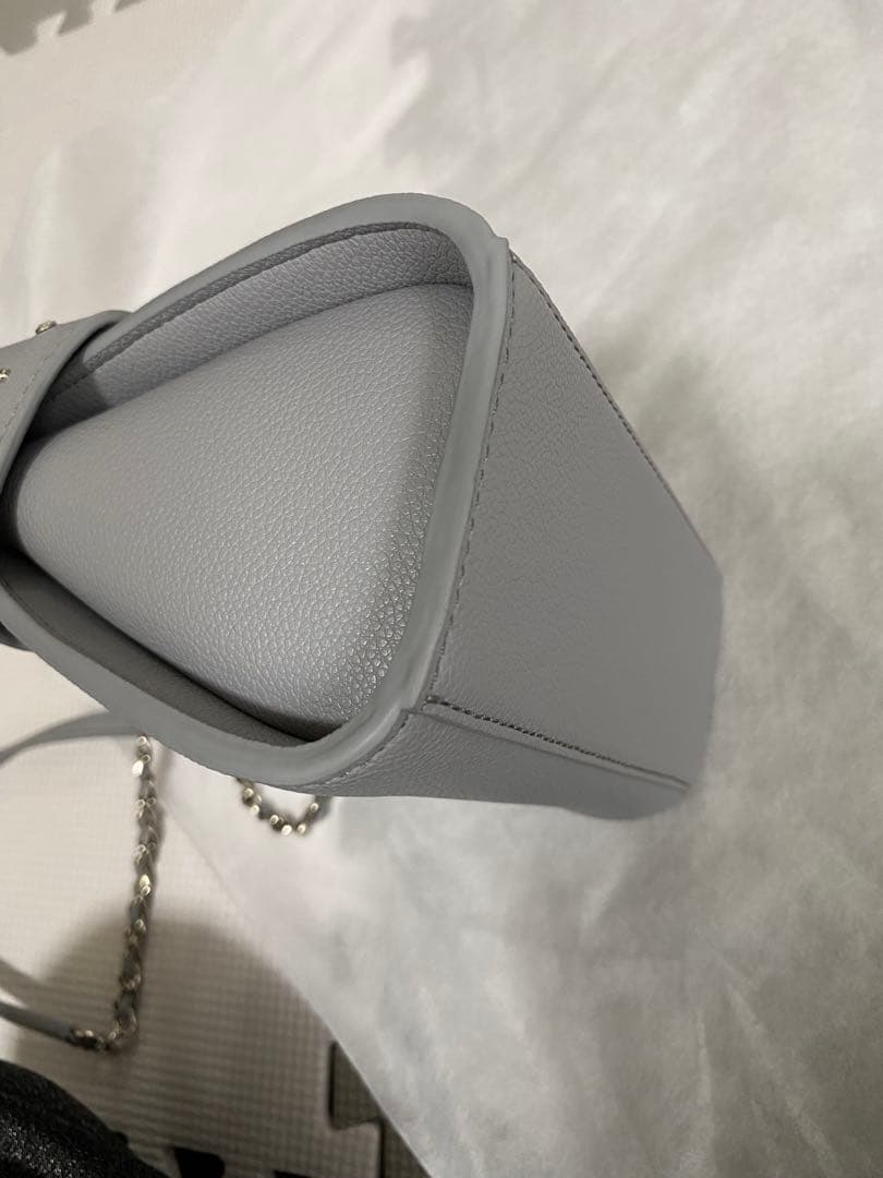 N【リュタン】ビジュースタッズポシェット　セルフォード　DGRY