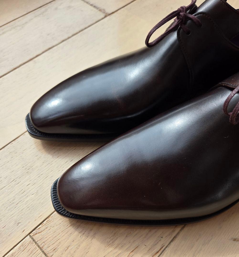 新品】corthay コルテ プレーントゥ 8サイズ - メルカリ