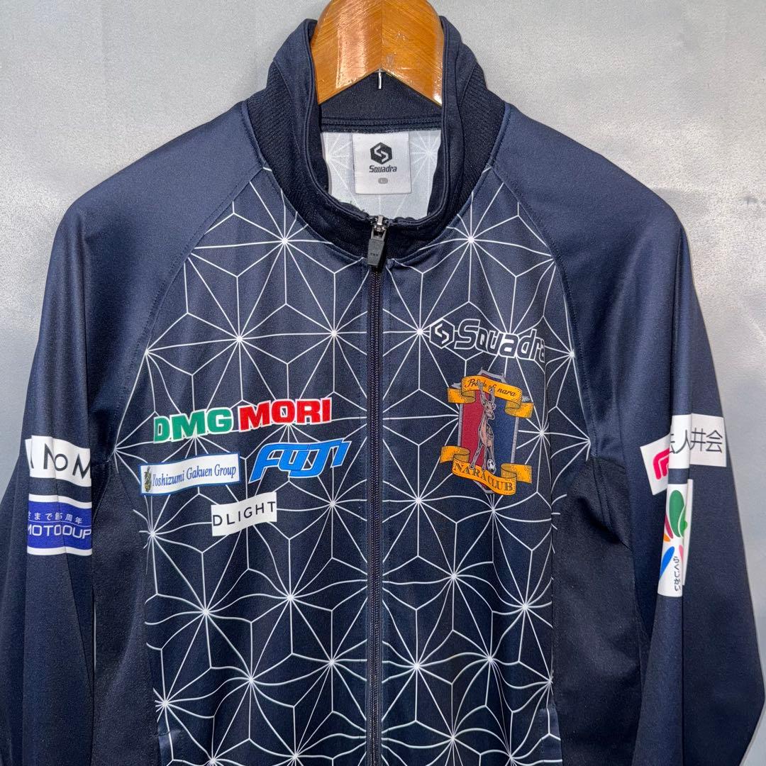美品　Squadra 奈良クラブ　選手使用　ジャージ　企業もの