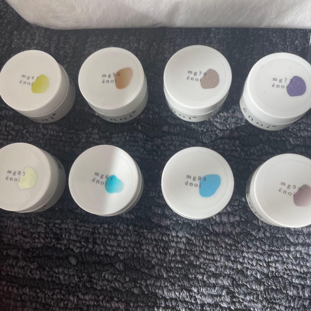énoi マグネットカラー8個セットとストーンとポーチ