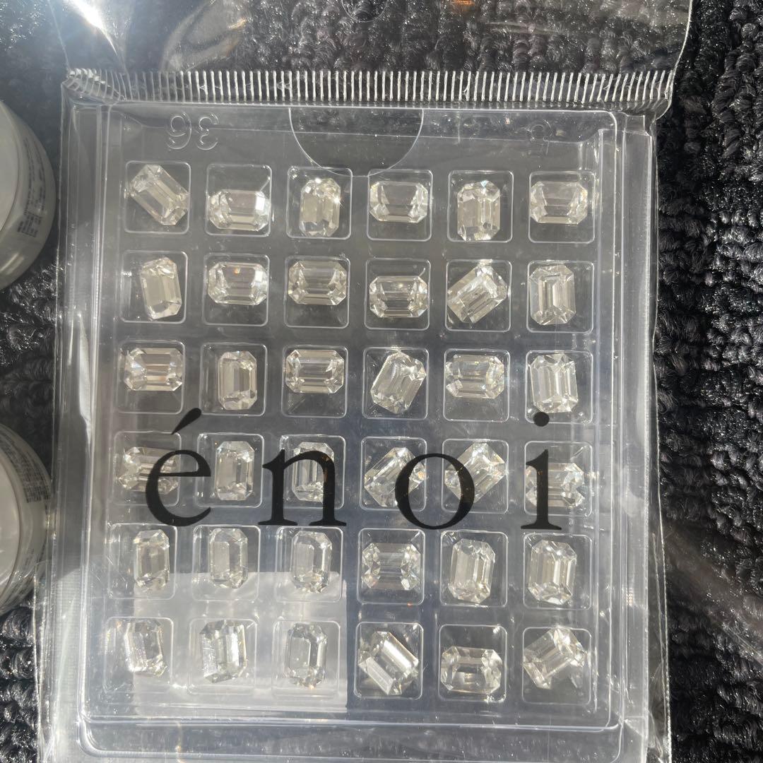 énoi マグネットカラー8個セットとストーンとポーチ