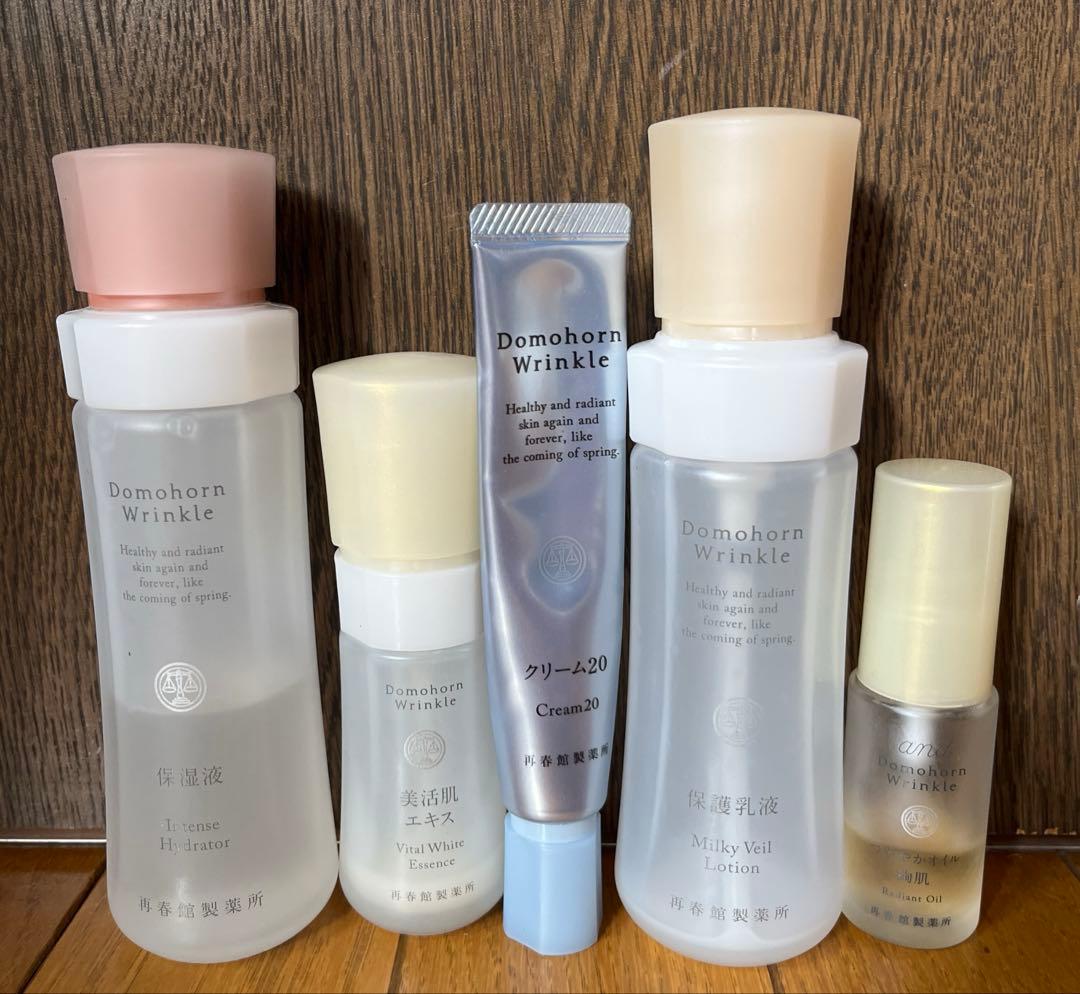 再春館製薬⭐︎ドモホルンリンクル⭐︎基本4点セット＆つややかオイル