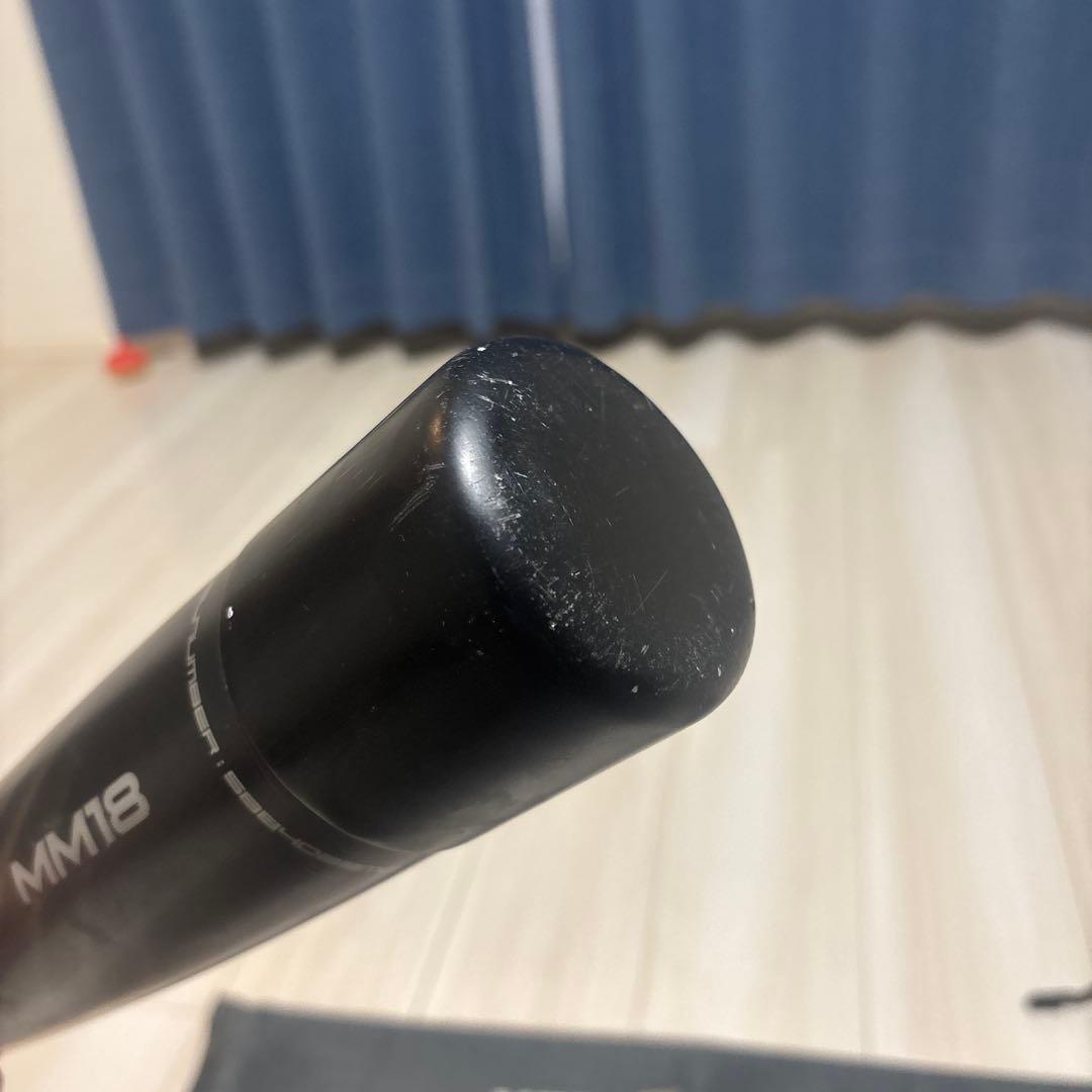 SSK MM18 軟式バット ブラック/ゴールド 専用ケース付き