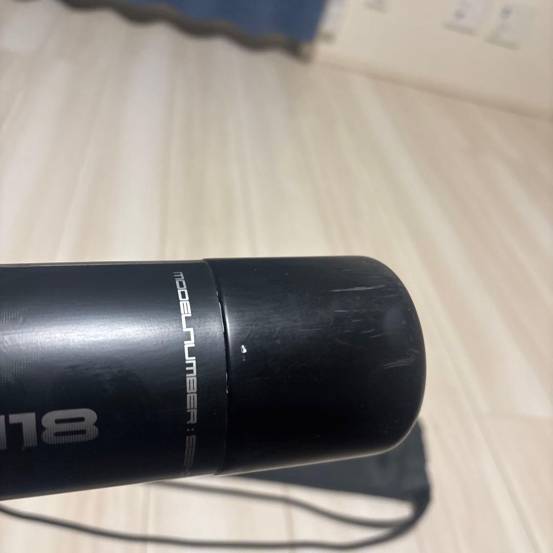 SSK MM18 軟式バット ブラック/ゴールド 専用ケース付き