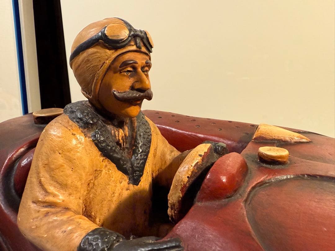 1920年代 ブガッティ風 レーシングカー 樹脂製模型 ヴィンテージ風 オブジェ