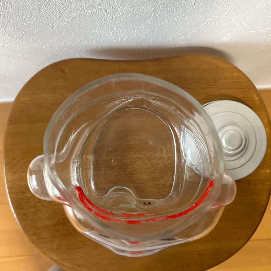 ガラス招き猫　菓子瓶　昭和レトロ 状態良品