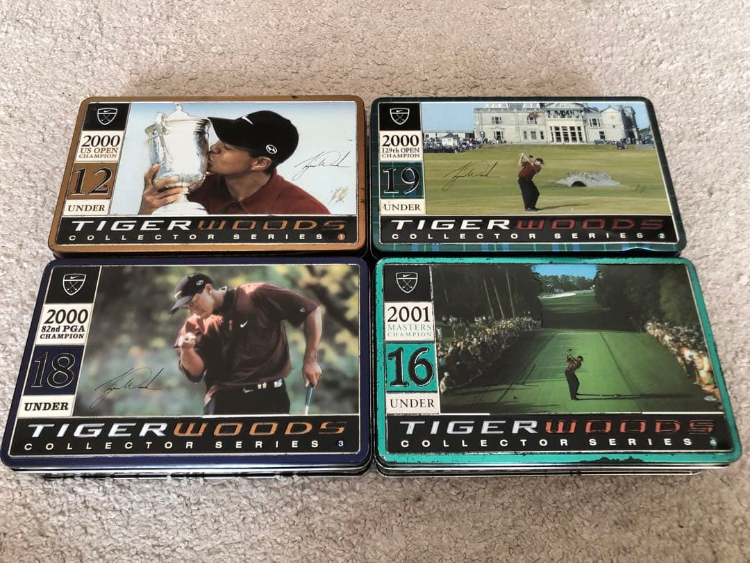 超希少タイガーウッズ優勝記念ボール ”タイガースラム”（4大メジャー4