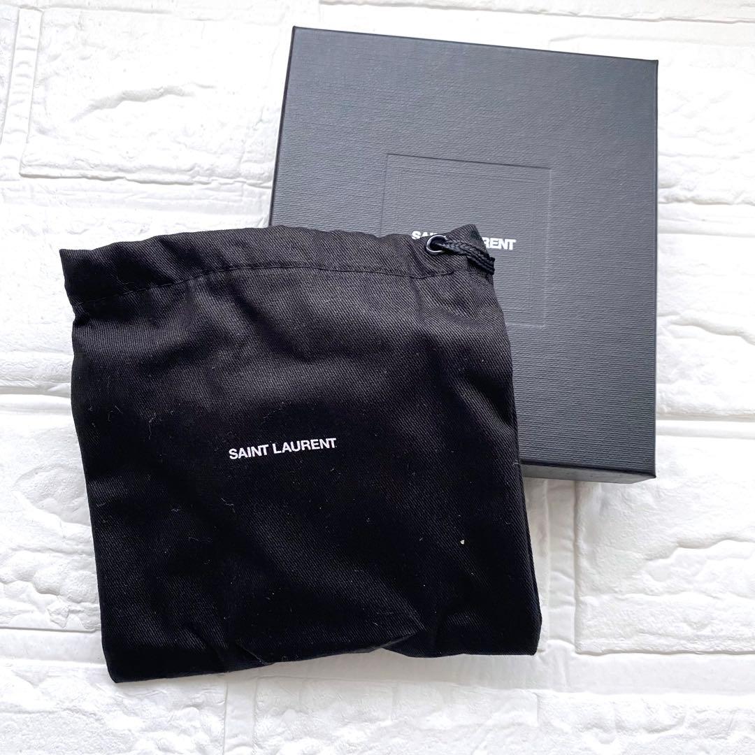 SAINT LAURENT PARIS レザーブレスレット
