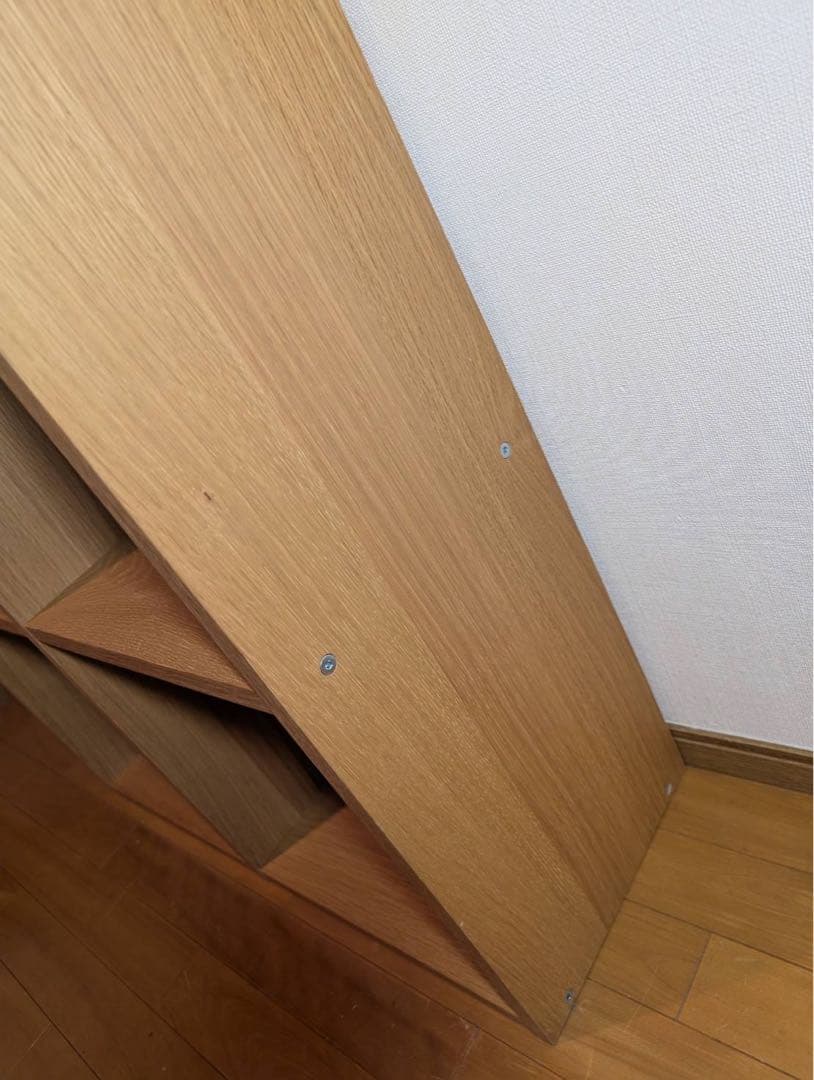 ■送料込■無印良品 スタッキングシェルフオーク材 木製棚家具 棚 ボックス