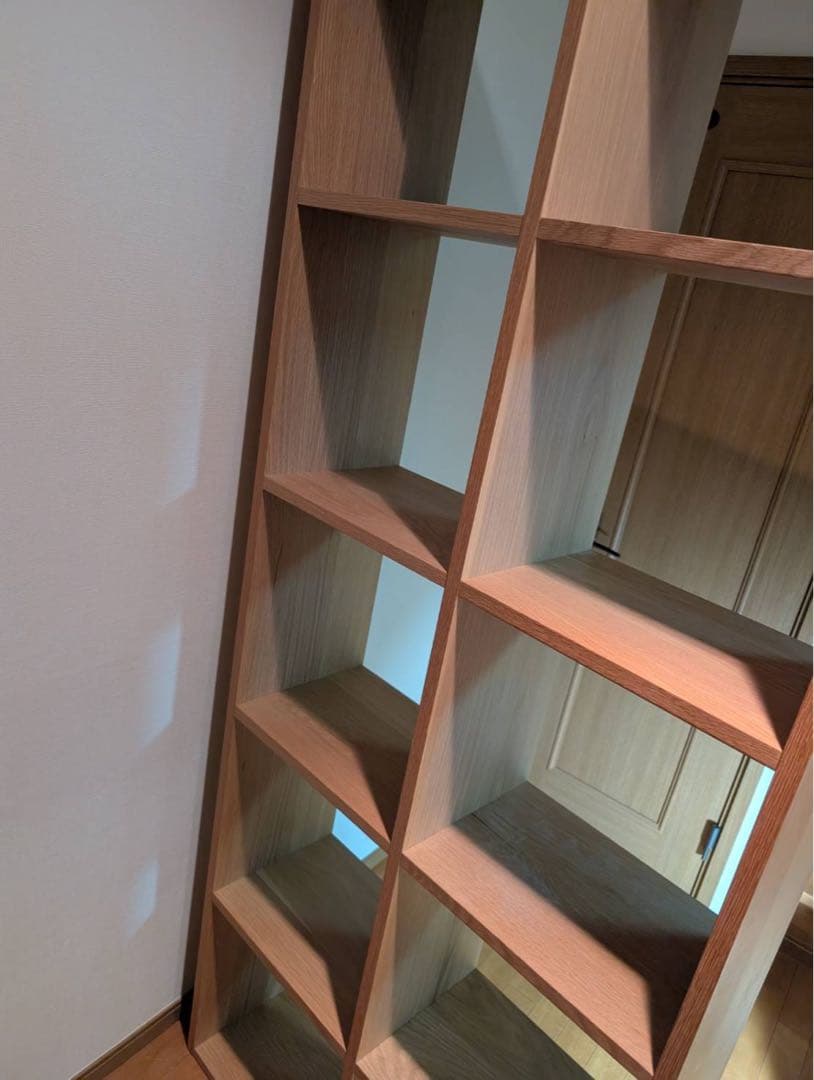 ■送料込■無印良品 スタッキングシェルフオーク材 木製棚家具 棚 ボックス