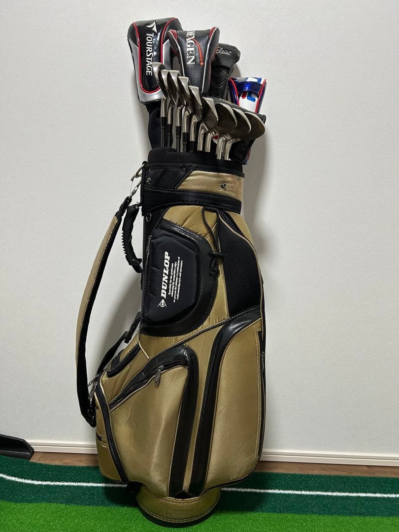 【DUNLOP】　ゴルフクラブセット　フルセット　ヘッドカバー付き