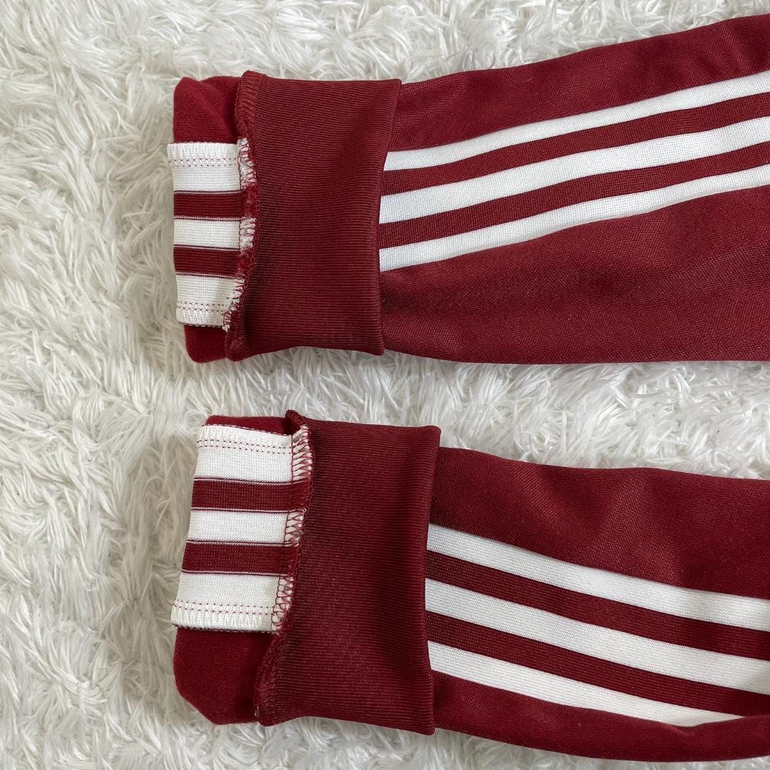 アディダス ベッケンバウアー トラックトップジャージ ボルドー ワインレッド M