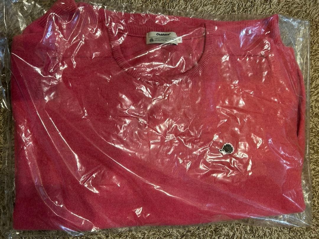 メンズウェア CLUBHAUS Lambs Wool Sweater Pink XL