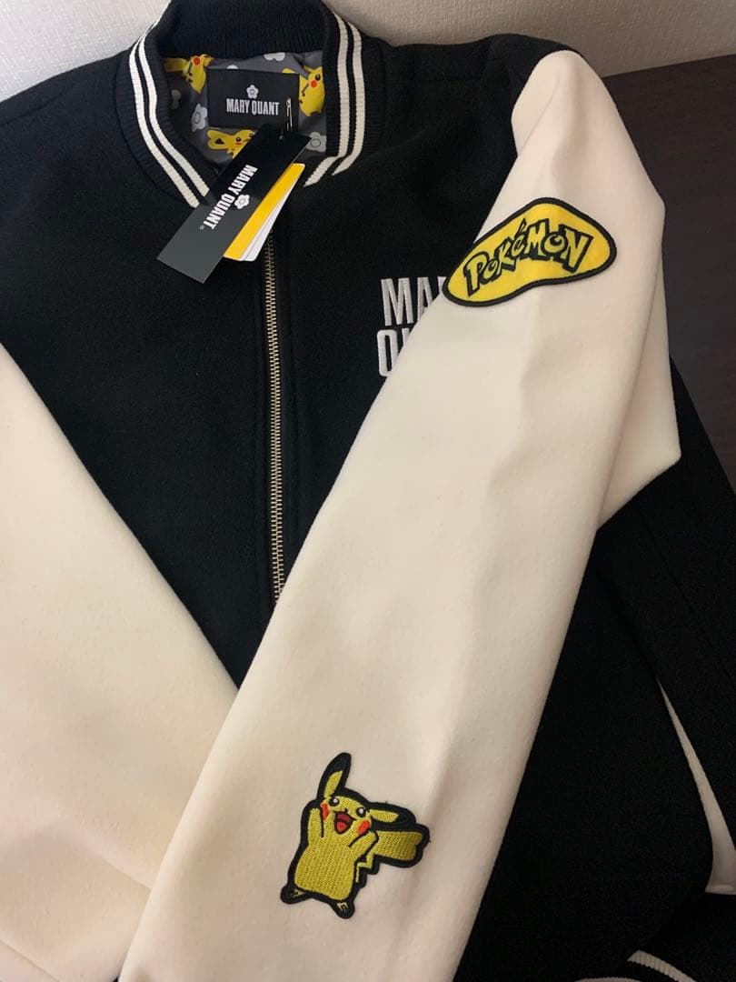 MARY QUANT マリクワ　ポケモンコラボ　ピカチュウ　スタジャン　ブルゾン