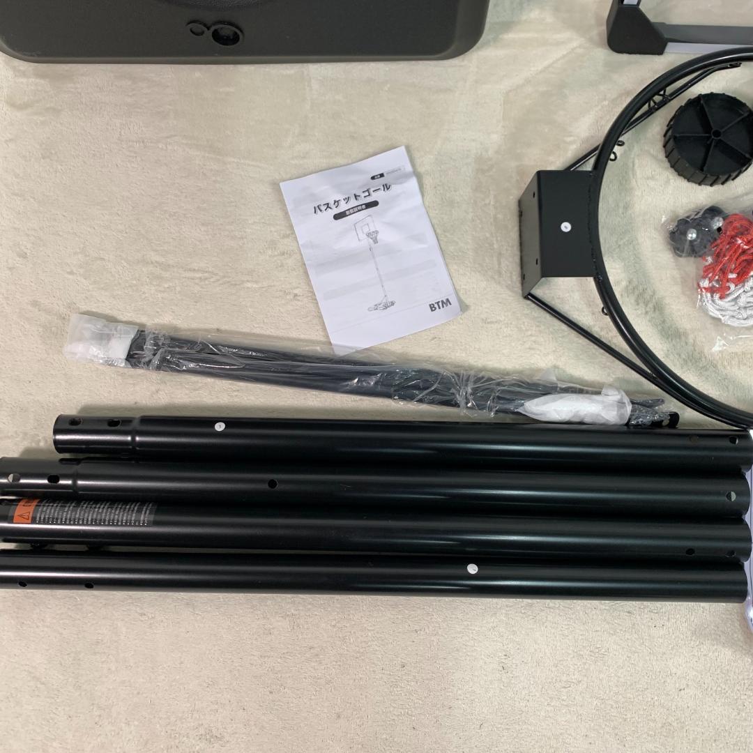 新品 バスケットボール ゴール 屋外 高さ12段調節 家庭用 1459-160